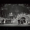 George M. Cohan (center) with ensemble in the stage production I'd Rather Be Right.