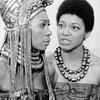 Josephine Premice and Olivia Cole in the stage production Electra, Shakespeare Festival, Mobile Theater, 1969.