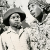 Dennis Hines and Madge Sinclair in the stage production Ti-Jean and His Brothers.