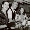 Lyn Fontanne, Alfred Lunt, and Tallulah Bankhead serving at the Americna Theatre Wing Stage Door Canteen