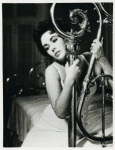 Elizabeth Taylor in the motion picture Cat on a Hot Tin Roof.