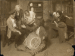A Scene from the stage production The Weavers.