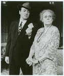 Kevin Spacey and Irene Worth in the stage production Lost in Yonkers