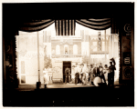 June Walker playing trombone and unidentified cast members in the stage production Processional