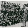 Joe E. Brown entertaining troops