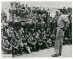 Joe E. Brown entertaining troops