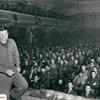 Joe E. Brown entertaining troops, Italy