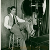 Joe E. Brown during the filming of the motion picture Fireman, Save My Child