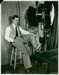Joe E. Brown during the filming of the motion picture Fireman, Save My Child