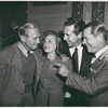 Jack Benny, June Allyson, Dick Powell, and Joe E. Brown at a Danny Kaye party, 1945.