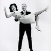 Jack Cassidy holding Patricia Marand in his arms.