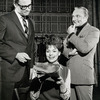 Bob Holiday, Joan Hotchkiss and Jack Cassidy in rehearsal for the stage production "It's a Bird... It's a Plane... It's Superman"
