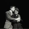 Barry Nelson and Dorothy Loudon in the stage production The Fig Leaves Are Falling.
