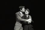 Barry Nelson and Dorothy Loudon in the stage production The Fig Leaves Are Falling.