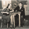 Ethel Merman and Bob Hope in the stage production Red, Hot and Blue