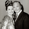 Shirley Jones and Jack Cassidy at opening night party for It's a Bird...It's a Plane... It's Superman