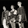 Jack Cassidy (center) and unidentified actors in the stage production Inside U.S.A.