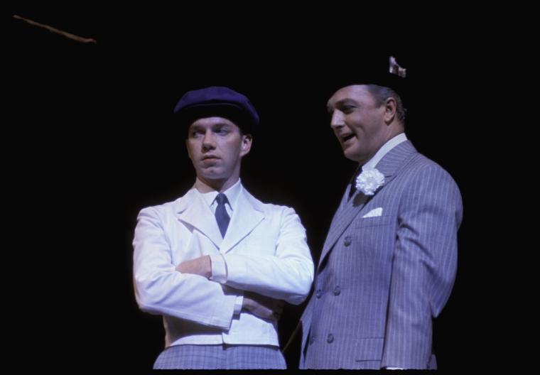Unidentified actor and Jack Cassidy in She Loves Me - NYPL Digital