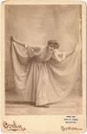 Marie Cahill in the stage production McKenna's Flirtation, 1889.