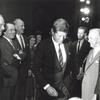 John F. Kennedy with Melvyn Douglas, Frank Lovejoy, Hugh Franklin, Barbara Berjer, Lee Tracy, and Gore Vidal