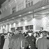 Photo of crowds outside of Morosco Theatre