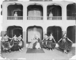 Camilla Eibenschuetz, Paul Conradi and Susanne Herzog in the stage production Sumurun