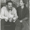 Arthur Kennedy and Beatrice Straight in the stage production The Crucible