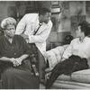 Claudia McNeil, Sidney Poitier and Diana Sands in the stage production A Raisin in the Sun.