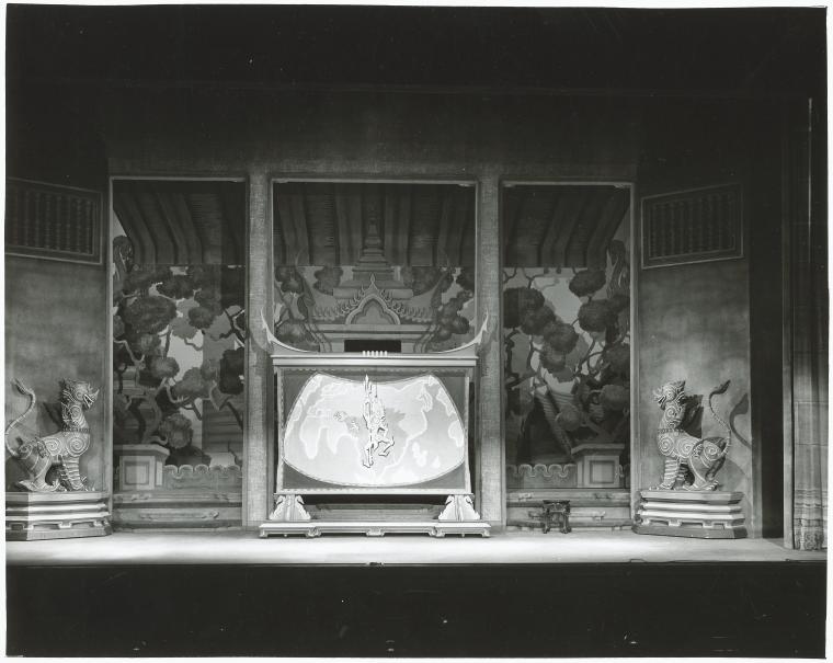 Jo Mielziner'S Set Design For School Room From The King And I - Nypl  Digital Collections