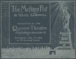 Cover of a program for the stage production The Melting Pot