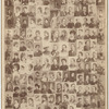 Composite photograph of 19th-century German actors performing in the Germania and Thalia Theatres in New York City 