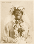 James McIntyre as bride in "Waiting at the Church." 