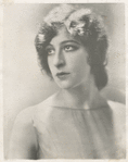 Publicity photo of Fanny Brice from Palace Theatre.