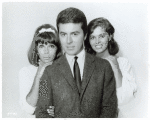 Publicity photo of Nancy Sinatra, James Darren and Claudia Martin from the motion picture For Those Who Think Young.