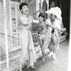 Lena Horne [left], Ossie Davis [right] and unidentified in the 1957 stage production Jamaica