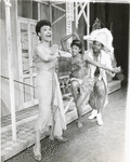 Lena Horne [left], Ossie Davis [right] and unidentified in the 1957 stage production Jamaica