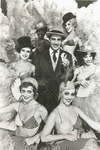 Publicity photo of Jerry Orbach and dancers in the stage production Chicago