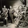 Cast including Don Taylor, Edmund O'Brien and Karl Malden in the stage production Winged Victory. 