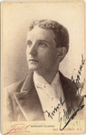 Autographed portrait of Edward Elsner.