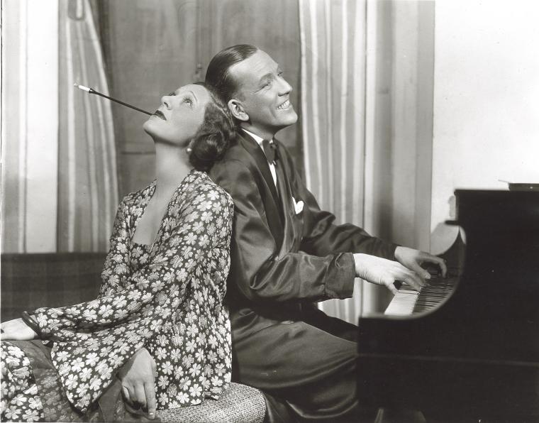 Gertrude Lawrence and Noel Coward in the stage production of Private Lives by Noel Coward