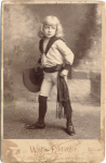 Wallis Eddinger [Wallace Eddinger] in costume as Little Lord Fauntleroy.