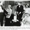 Lionel Barrymore, Jean Arthur, Samuel S. Hinds, James Stewart, Ann Miller and Spring Byington in the motion picture You Can't Take It with You