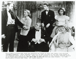 Lionel Barrymore, Jean Arthur, Samuel S. Hinds, James Stewart, Ann Miller and Spring Byington in the motion picture You Can't Take It with You