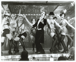 Joel Grey and dancers in the motion picture Cabaret