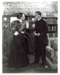 Clare Eames and Gerald Hamer in the stage production Candida by G. B. Shaw (Cornell 1924)