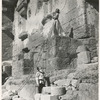 Unidentifed actors in Balcony Scene from an Ankara, Turkey production of Romeo and Juliet.