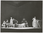Barbara Bel Geddes, Mildred Dunnock, Madeleine Sherwood, Pat Hingle, and Ben Gazzara in the stage production Cat on a Hot Tin Roof