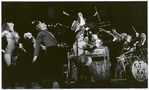 Joel Grey (top center) and ensemble in Cabaret