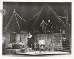 Mildred Dunnock, Lee J. Cobb, Arthur Kennedy, and Cameron Mitchell in the stage production Death of a Salesman.