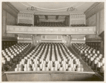 Interior orchestra seating of Henry Street Playhouse, NYC.